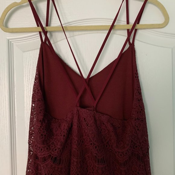 Lace, Multi-Strap Mini Dress - Picture 3 of 4